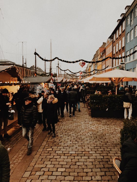 Udendørs julemarked